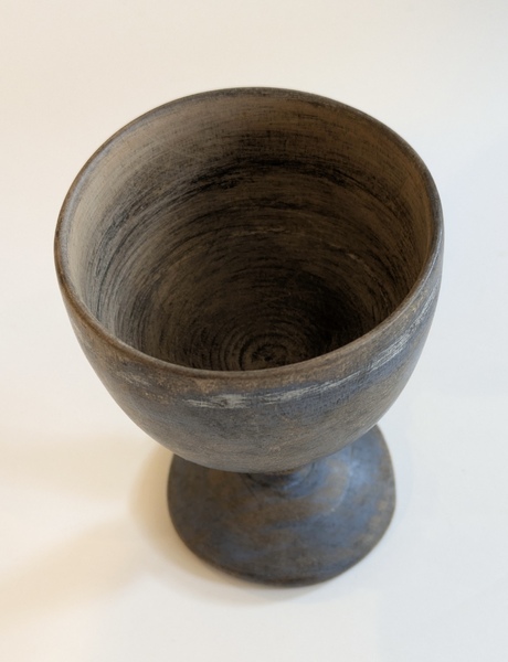 Paint Decorated Miniature Treen Cup