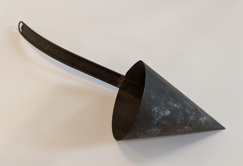 Cone Shaped Tin Dipper