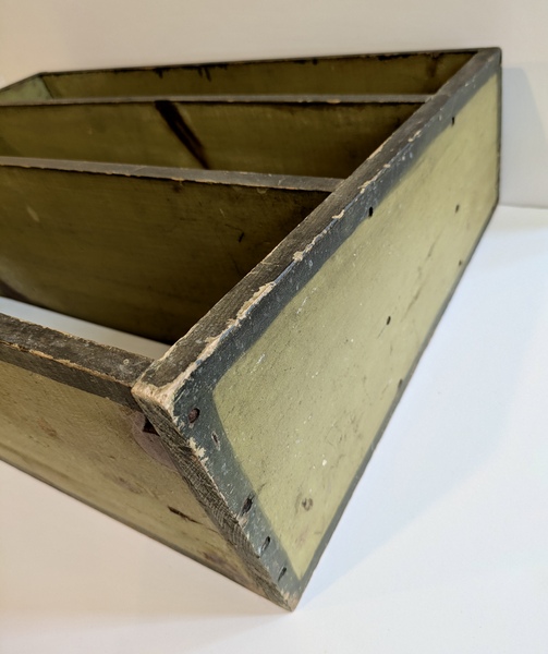Painted Canted Sided Hanging Shelves