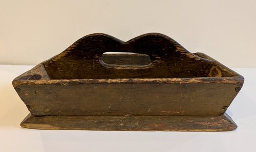Mustard Painted Knife Box