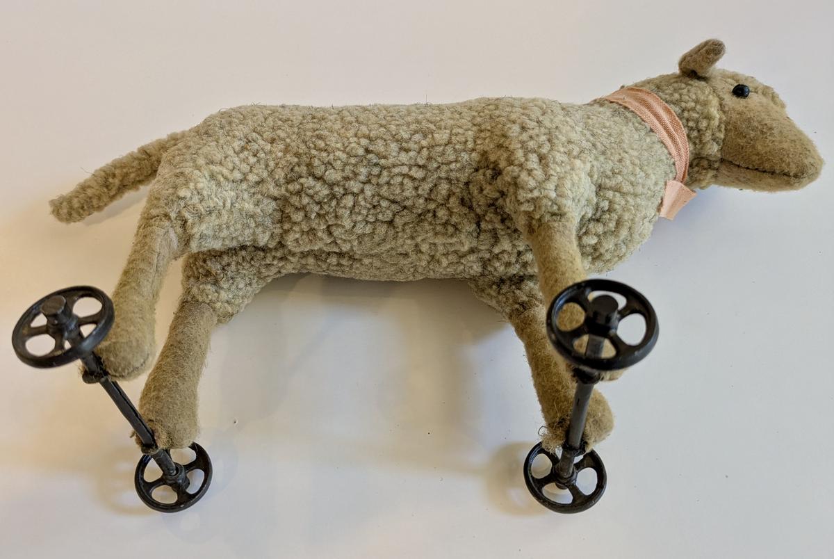 Lamb on Wheels Toy