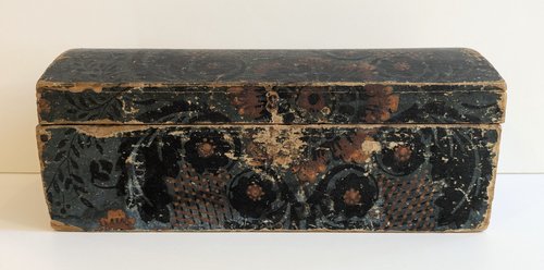 Small Wallpapered Dome Top Box