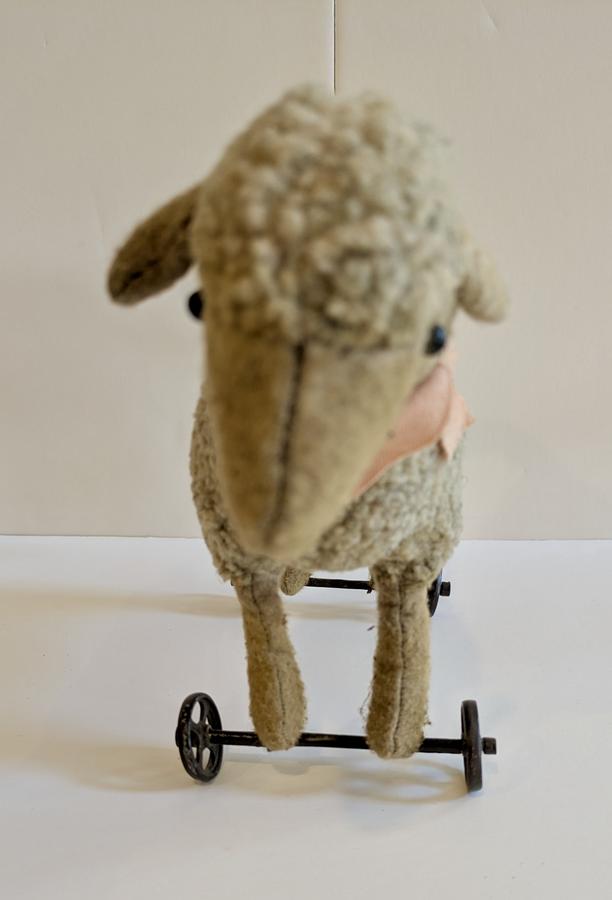 Lamb on Wheels Toy