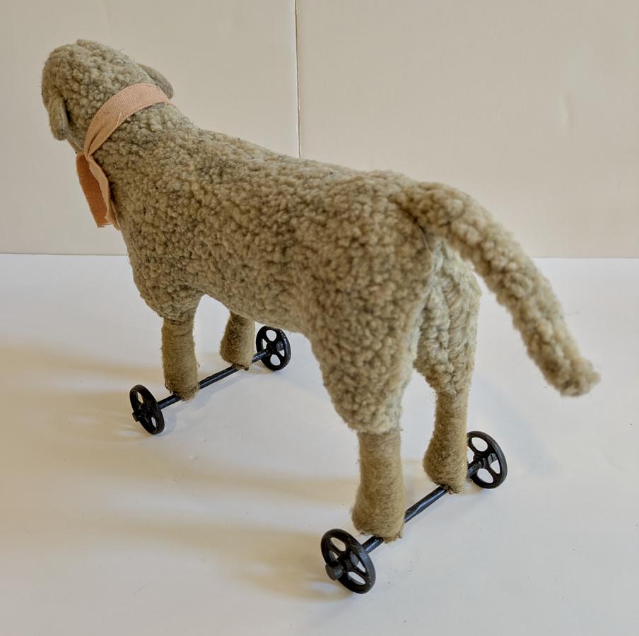 Lamb on Wheels Toy