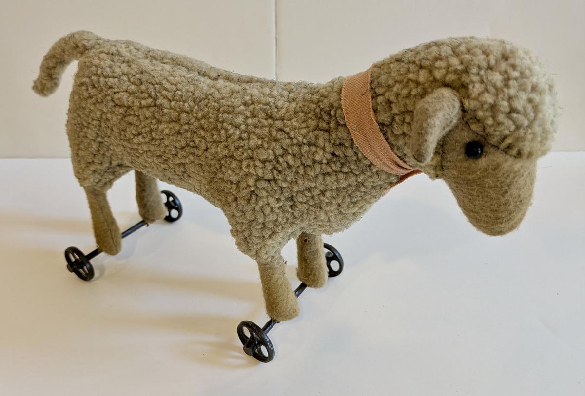 Lamb on Wheels Toy