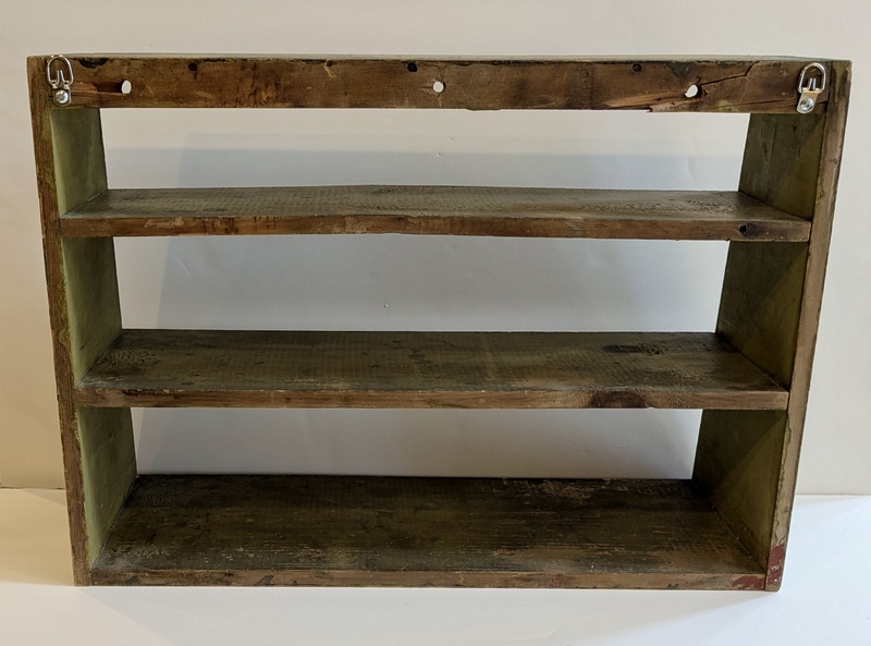 Painted Canted Sided Hanging Shelves