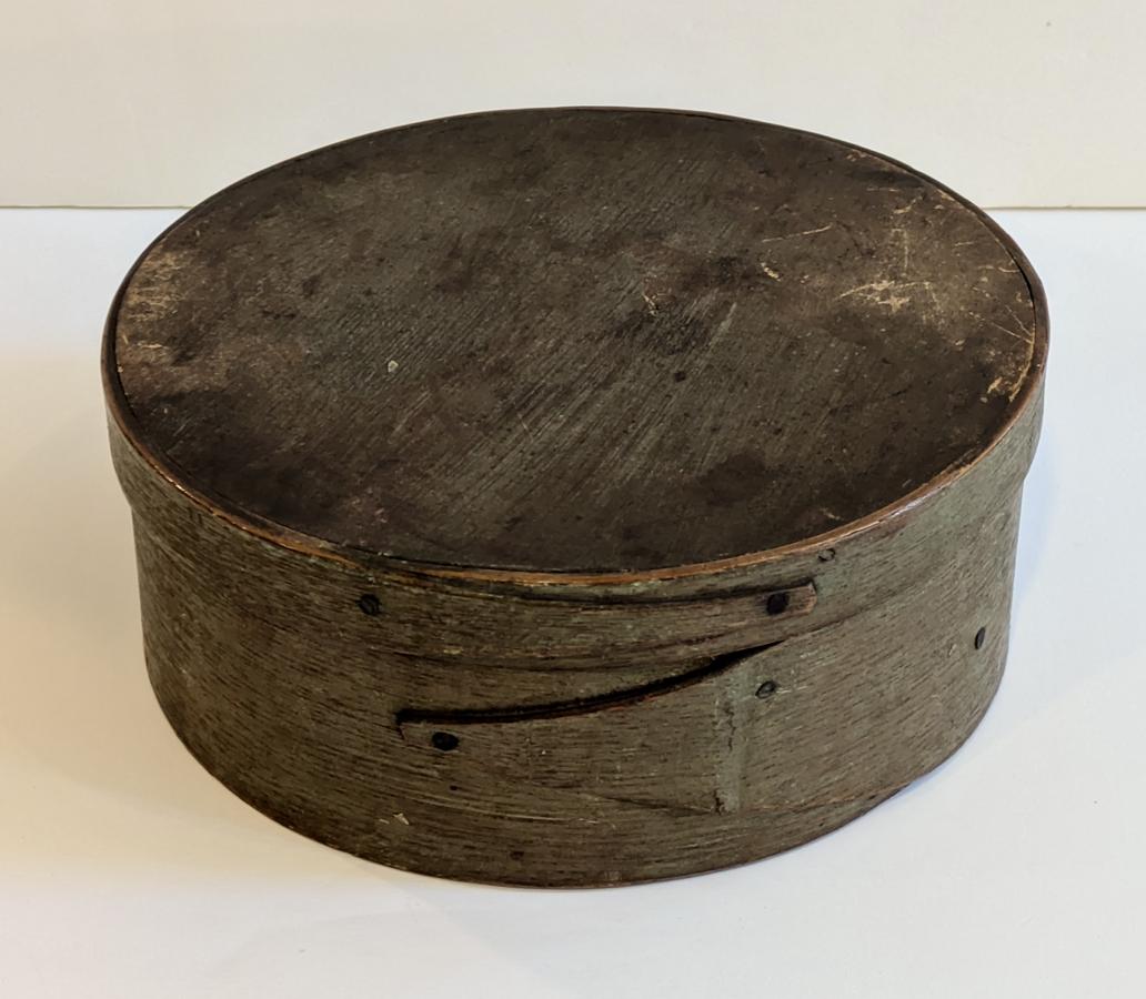 Sage Green Painted Harvard Round Pantry Box