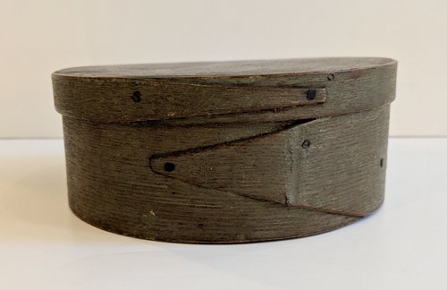 Sage Green Painted Harvard Round Pantry Box