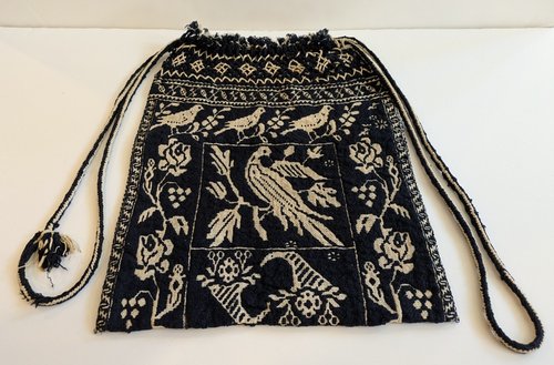 Jacquard Style Woven Ditty Bag