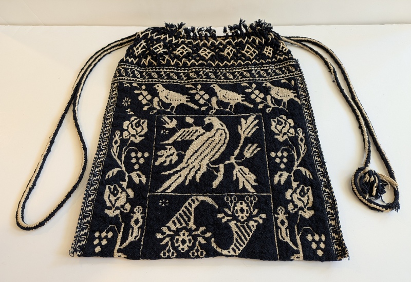 Jacquard Style Woven Ditty Bag