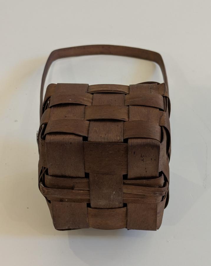 Unusual Spint Basket Baby Rattle