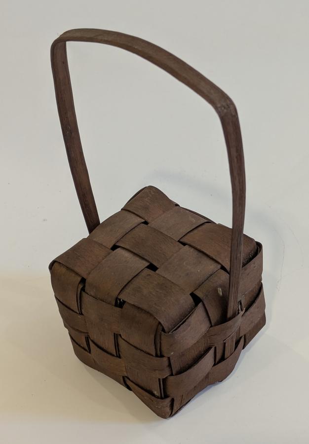 Unusual Spint Basket Baby Rattle