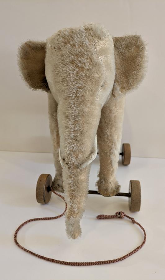 Steiff Elephant on Wheels Pull Toy