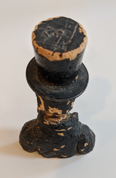 Miniature Folk Art Carving of Abraham Lincoln