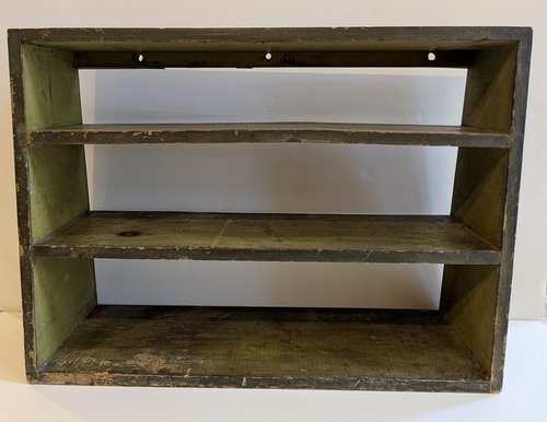 Painted Canted Sided Hanging Shelves