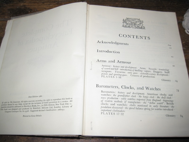 "The Complete Encyclopedia of Antiques" Hardcover