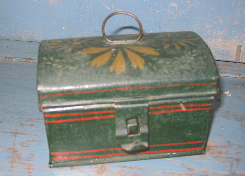 60.Banks and Miniature Document Box---Lot