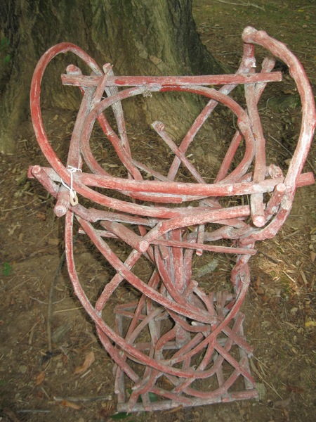 Country Willow Branch Flower Stand