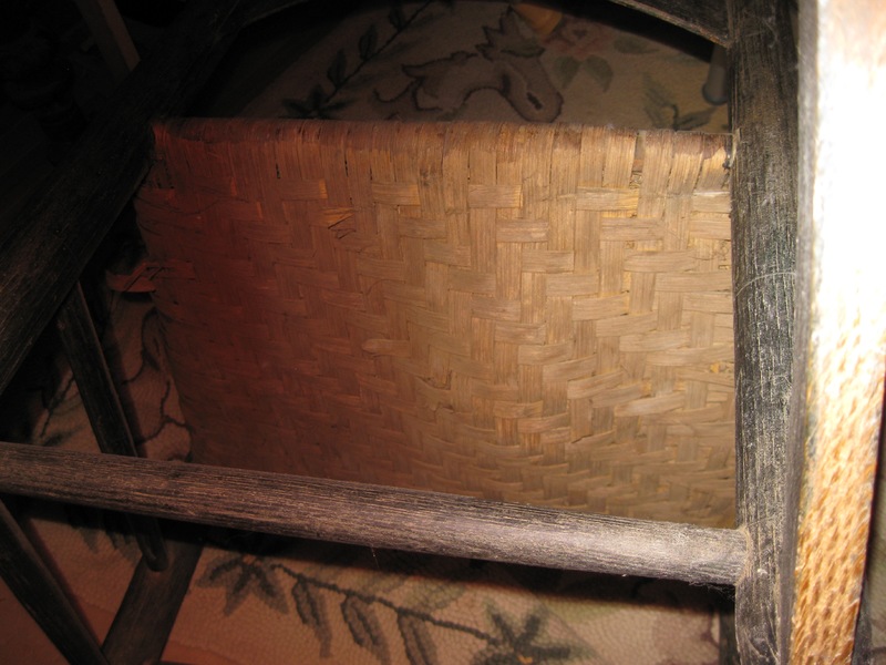 Early Waterford Virginia Rocker in Black Paint