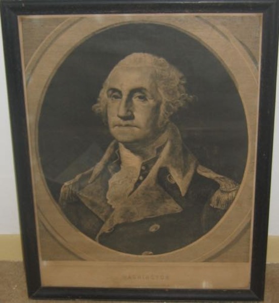 45. *SALE*19th C. Lithograph of George Washington