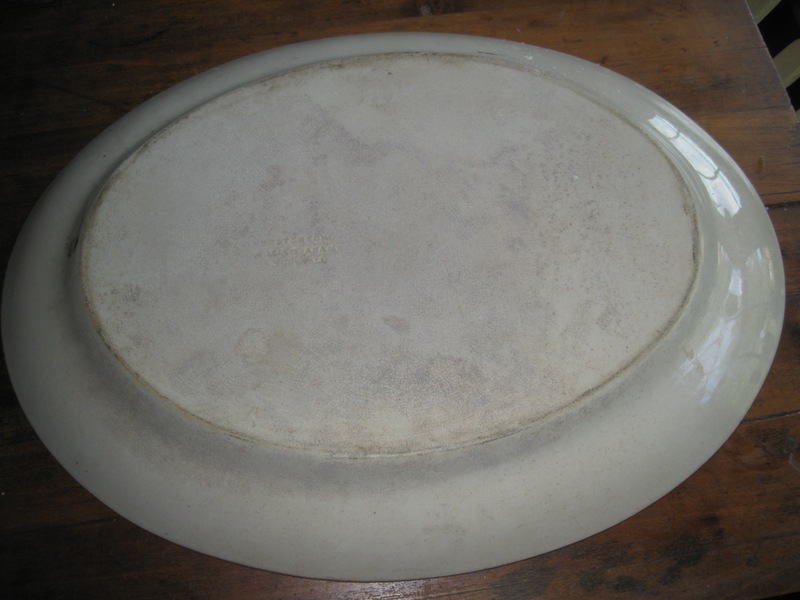 17. William Adams Ironstone Platter