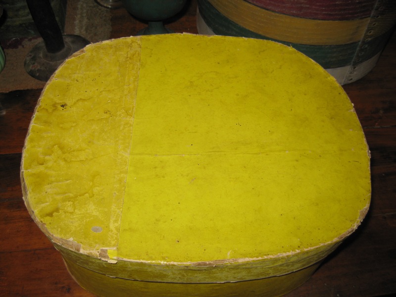 Crome Yellow Paper-Covered Lidded Box