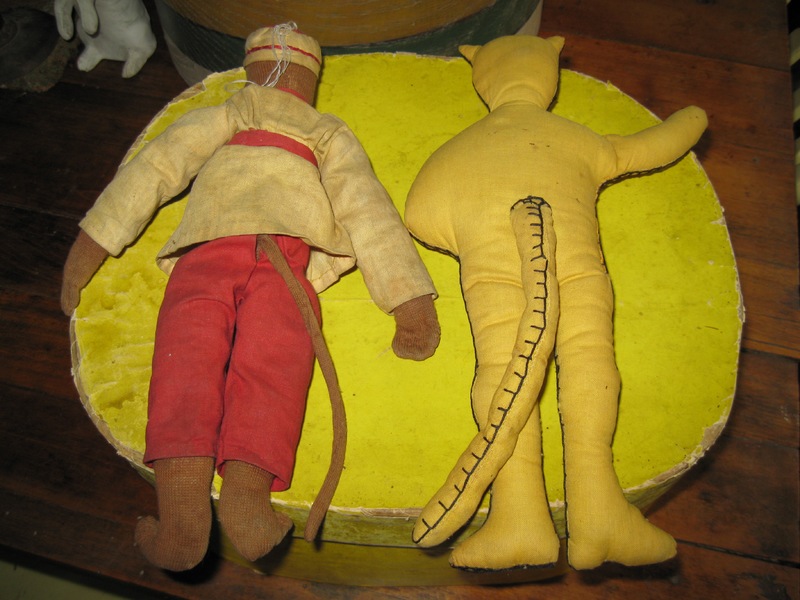 Cotton Monkey; Cotton Tiger