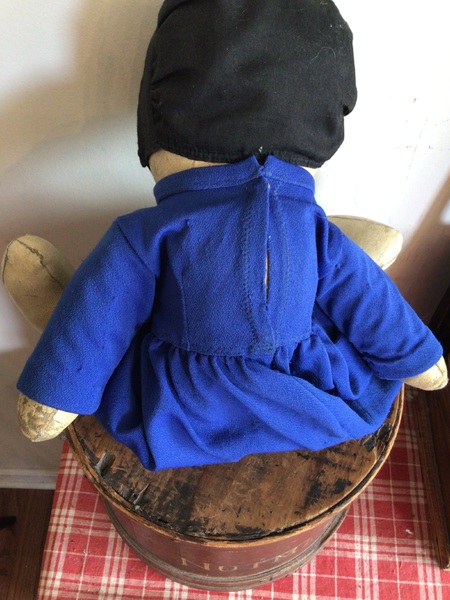 Leatherette Type Amish Doll 15”