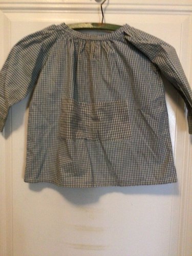 Early Blue check Children’s dress