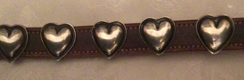 Native American Sterling Heart Concho