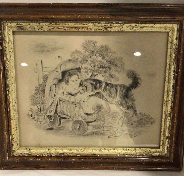 Early Pencil Drawing with Providence