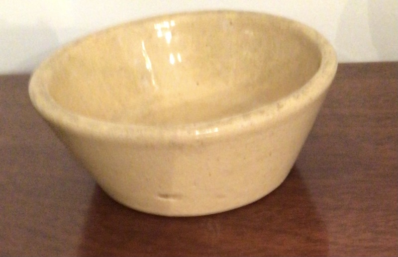 RARE SIZE YELLOW WARE NAPPY