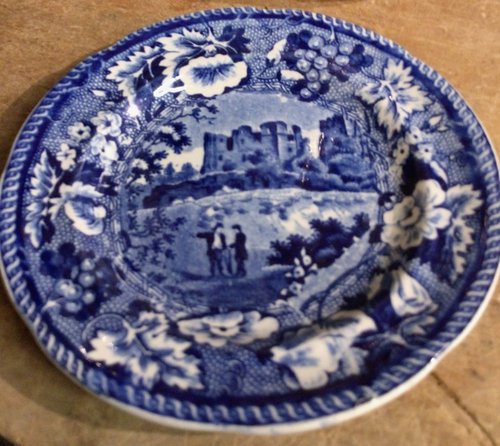 Early Staffordshire Transfer Cup Plate #2
