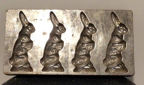 Signed German Chocolate Bunny Mold