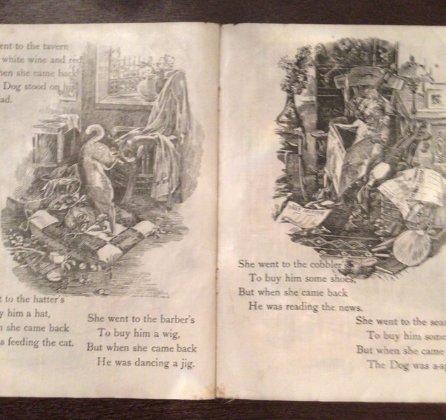 WONDERFUL CLOTH BOOK HAND DATED 1865
