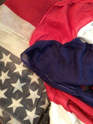 Another Large Early Patriotic Bunting Lot
