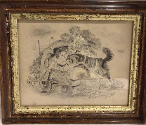 Early Pencil Drawing with Providence