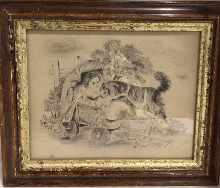 Early Pencil Drawing with Providence