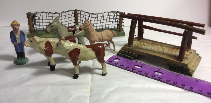 Putz Christmas crèche figures