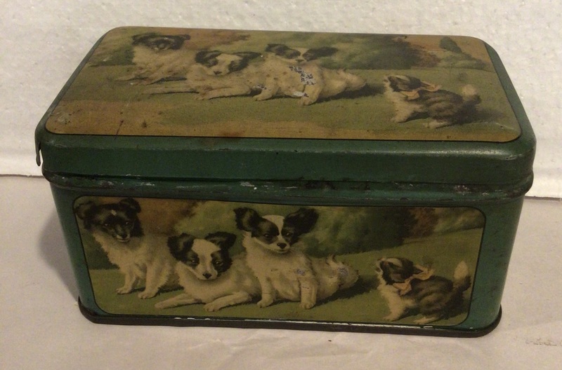 Cute Tin Dog Tin