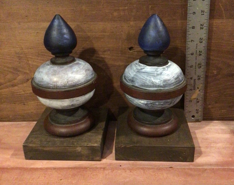 Patriotic Early Finials