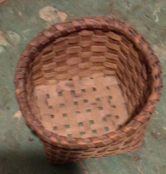 Miniature Handleless Basket