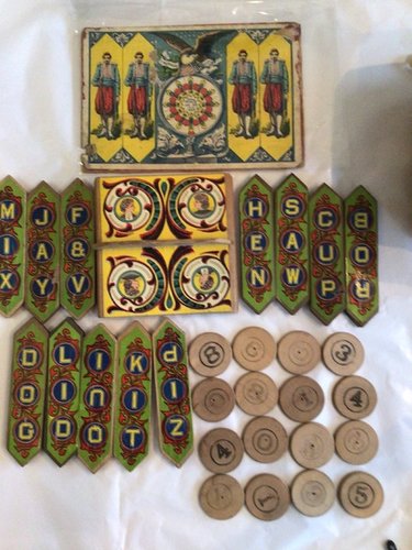 ANTIQUE SOLDIER BLOCKS