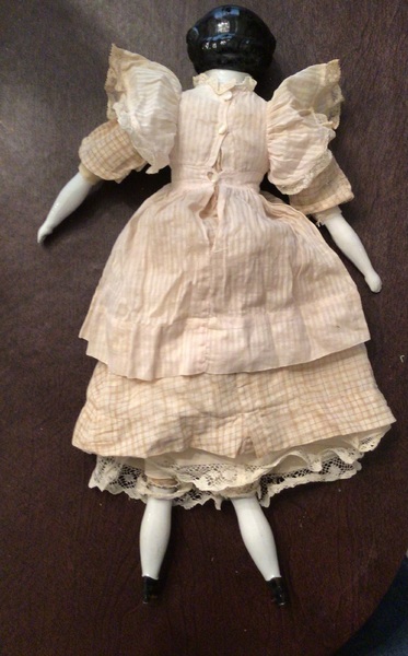 EARLY 19” CHINA HEAD DOLL