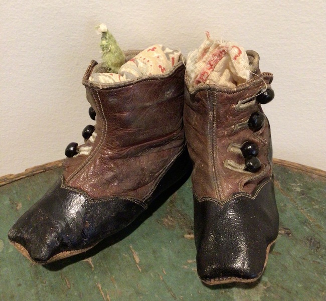 Sweet 4” High Button Child’s Shoes
