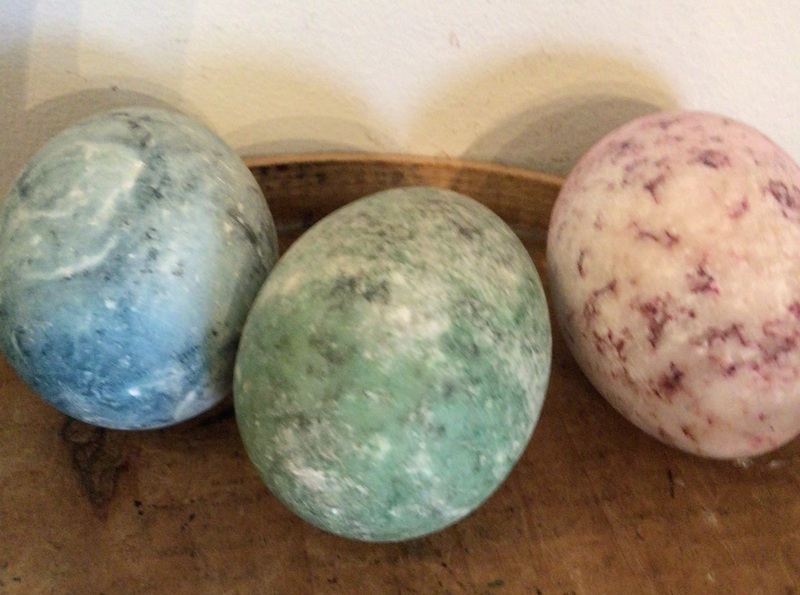 Lot of 3 Stone Eggs like the fruit