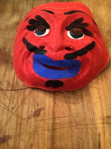 Vintage Halloween devil mask