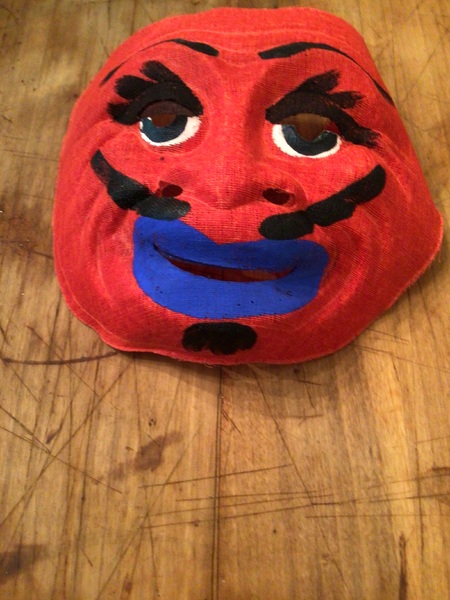Vintage Halloween devil mask
