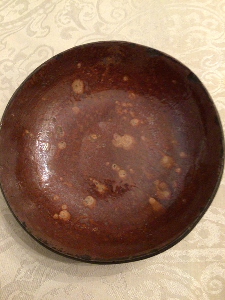 Small Redware Plate