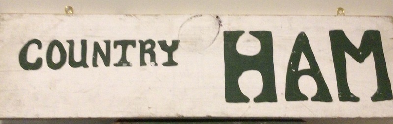 Honest “ Country Ham“ Double SideRoad Wood Sign